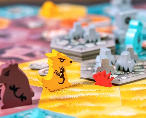 Outlandish Games: Defenders of The Wild - Fantasy Area Control Board Game, Card Driven Co-Op Game of Animals Against Machines, Age 14+, 1-4 Players