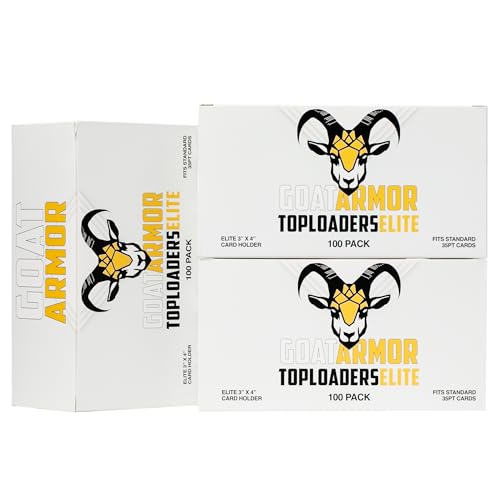 Elite 100% UV Ultra Clear Seamless Toploaders for 35pt Standard Cards - 3" x 4" Rigid Card Holders for Trading Cards & Sports Cards (300 Toploaders) - size: 300 Toploaders