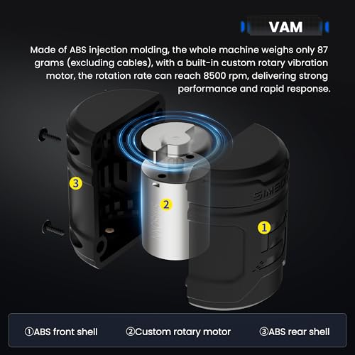 SIMSONN Racing Simulator Pedals Vibration Motor Module Haptic Pedals Reactor (3PCS vam pro set) - color: 3PCS vam pro set