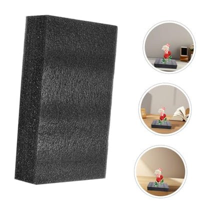 Holibanna 2PCS Black Polyethylene Foam Sheets Thick Foam Padding for Crafts Packaging and Shipping Soft Resilient Epe Inserts for Toolboxes Game Storage and Protective Lining