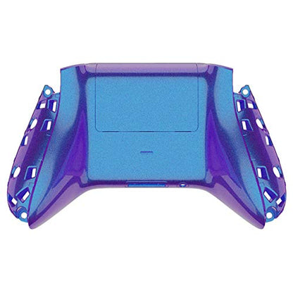 eXtremeRate Custom Back Cover Shell for Xbox Core Wireless Controller, Chameleon Purple Blue Replacement Controller Battery Cover & Bottom Shell for Xbox Series X & S