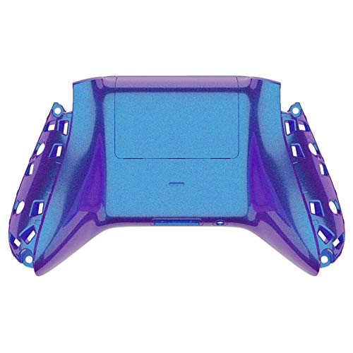 eXtremeRate Custom Back Cover Shell for Xbox Core Wireless Controller, Chameleon Purple Blue Replacement Controller Battery Cover & Bottom Shell for Xbox Series X & S