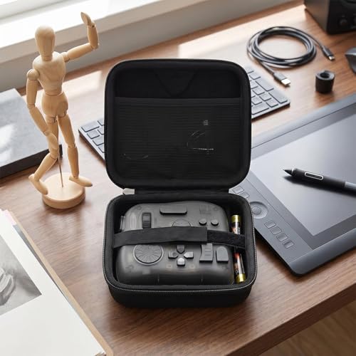 Case for Tour Box Elite Plus/Elite/NEO/Lite Bluetooth Controller - Hard Travel Protective Carrying Storage Bag, Box Only (Black)