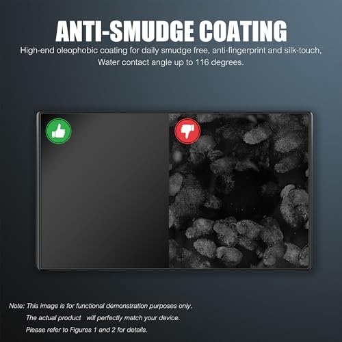 Tempered Glass Screen Protector for Square Handheld Portable POS Device 6.2-Inch Display 9H+ Hardness with Aluminum Reinforcement [2 Pack] (Clear)
