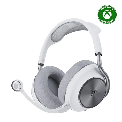 Turtle Beach Stealth Pro II Premium Wireless Gaming Headset for Xbox Series X|S, PS5, PS4, PC - Hi-Res Audio, Dolby Atmos, Active Noise Cancellation, Simultaneous Bluetooth, 24-bit Audio - White - color: White