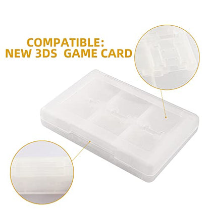 3DS Game Holder Card Case, 28-in-1 Game Holder Card Case Compatible with Nintendo NEW 3DS / NEW 3DS XL / 3DS / 3DS XL / DSi / DSi XL / DS / NEW 2DS /NEW 2DS XL / 2DS/ 2DS XL Catridge Storage Box (White) - color: White