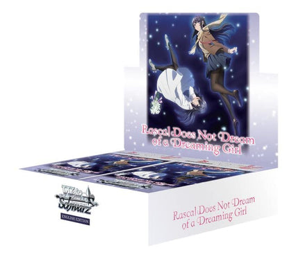 Weiss Schwarz Booster Box 16 Packs - 9 Cards per Pack - Rascal Does Not Dream of a Dreaming Girl