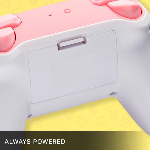 PowerA Wireless Controller for Nintendo Switch - Princess Peach Pink, Switch Lite/Switch-OLED Model, Nintendo Switch 2, AA Battery Powered (Battery Included), Bluetooth, Motion Controls, Officially Licensed - style: Princess Peach