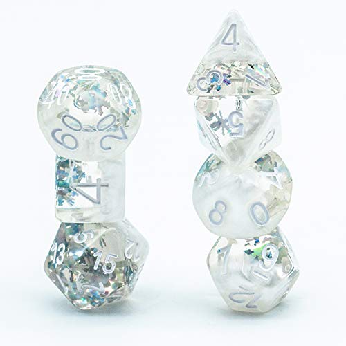 Polyhedral Dice Sets DND Winter Dice for Role Playing Game(RPG) Table Game Dice (Winter Dice) - color: Winter Dice