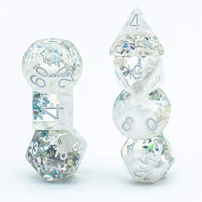 Polyhedral Dice Sets DND Winter Dice for Role Playing Game(RPG) Table Game Dice (Winter Dice) - color: Winter Dice