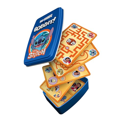 Top Trumps Stitch Goddit! Card Game for Kids and Adults Family Game Travel Game 1 to 6 Players Makes a Great Gift for Ages 6 Plus