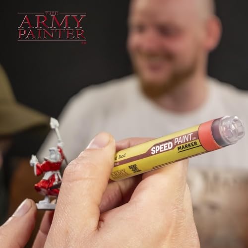 The Army Painter, Speedpaint Marker Starter Set, 10 x 6 ml | 9 marker contrasto e 1 metallico, con 10 punte extra, per DnD e Warhammer