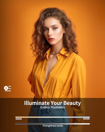 UBeesize 12’’ Ring Light with Overhead Phone Mount, LED Selfie Light with Stand and Phone Holder for iPhone and Laptop, Desk Light for Video Recording, Zoom Meeting, Live Streaming, Tiktok, YouTube - style: Desk Ring Light