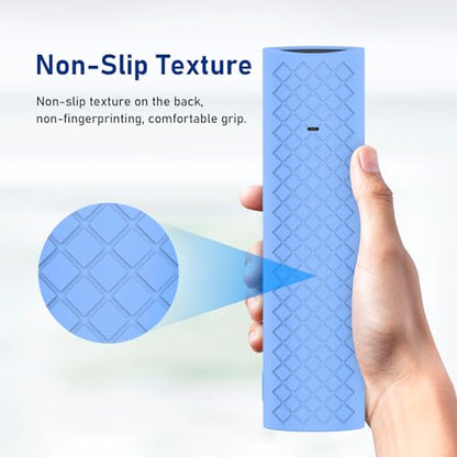 Protective Cover for Hi-Sense U7G, ERF3A90, U8 U9G Series 4K ULED Remote Protector,Glow Blue - color: Glow Blue