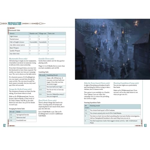 Modiphius Entertainment: Five Leagues from the Borderlands (3rd Edition) - Hardcover RPG Book, Solo & Co-Op Adventure Wargaming,Tabletop Strategy Game