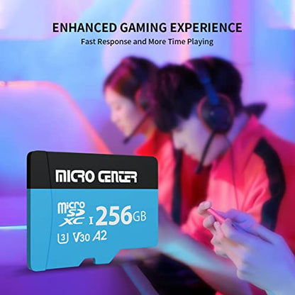 INLAND Micro Center Performance 256GB microSDXC Card, A2 Micro SD Card, UHS-I C10 U3 V30 A2 4K UHD Video Flash Memory Card with Adapter for Smartphones, Tablets, Drones and Action Cameras - size: U3 A2 - 256GB
