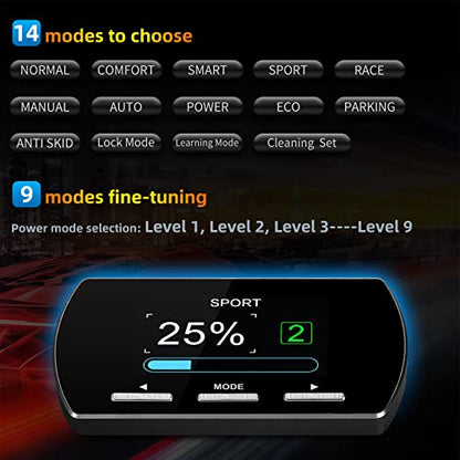 Throttle Response Controller 9 Drive Modes Throttle Controller MAIMEIMI Electronic Pedal Accelerator Compatible with Toyota Tacoma FJ Cruiser 4Runner Hilux Fortuner Innova Innova Prius Prado - size: 821