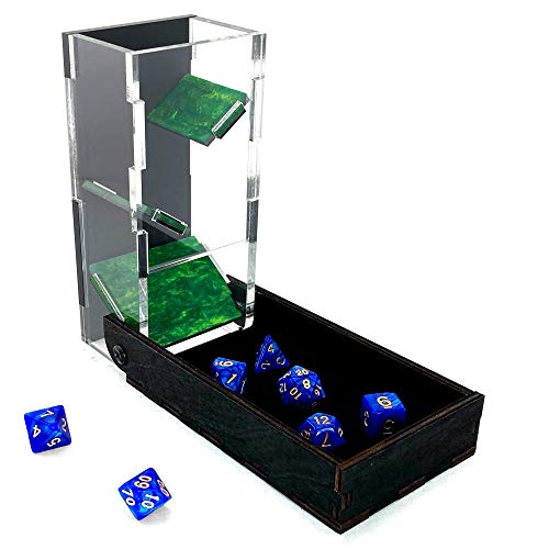 C4Labs Colour Lux Drawbridge Dice Tower - Verdant Green - color: Green