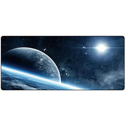 XXL Professional Large Mouse Pad & Computer Game Mouse Mat (35.4x15.7x0.1IN, 90x40 Space) - color: 90x40 Space, size: 35.4x15.7x0.1IN