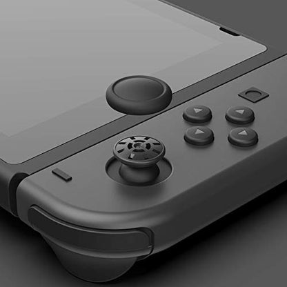 Skull & Co. Replacement Joystick Covers for Nintendo Switch and Switch Lite (Repair Parts) - color: Black