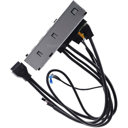Deal4GO Front Control Panel Audio USB Card Reader IO Board Assembly F0NXG G6PN4 Replacement for Dell Precision 3650 3640 3630 T40 Tower Desktop
