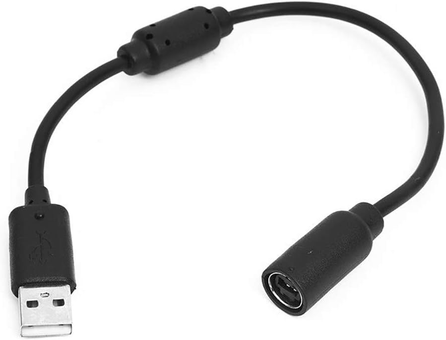USB Breakaway PC Cable Cord Adapter Converter for Xbox 360 Controller, Xbox 360 Cables, Accessories