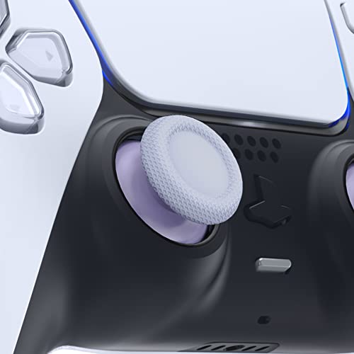 eXtremeRate Light Violet Replacement Thumbsticks for PS5 Controller, Custom Analog Stick Joystick for PS4 Controller Universal - color: Light Violet