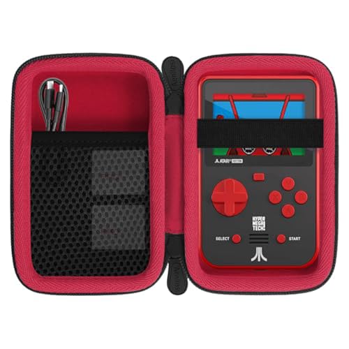 Aenllosi Hard Carrying Case Compatible with Blaze Atari/Technos/Taito/Capcom Super/Neo-Geo/Data East Pocket Arcade Gaming Handhled, Red (Case Only) - size: for Atari