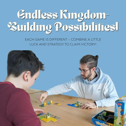 Blue Orange Games Kingdomino Award Winning Family Strategy Board Game, 2-4 players - style: Single
