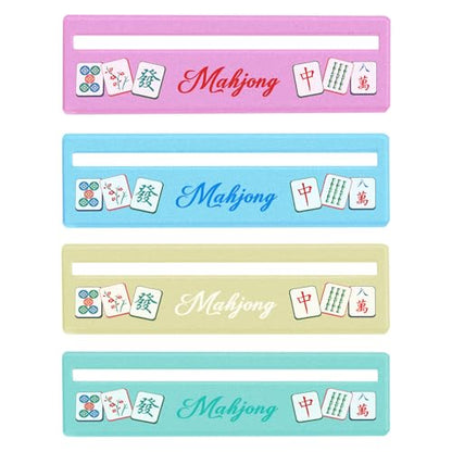 Mahjong Line Finder, 4 Pack Bright Mahjong Rules Helper Reader Beginner-Friendly Accessories - Mixed - color: Mixed