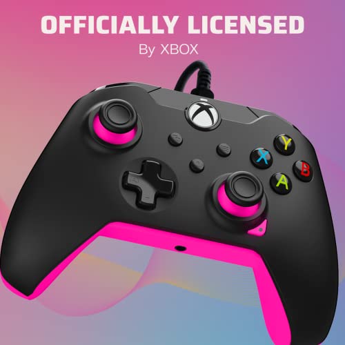 PDP Wired Controller Fuse Black for Xbox Series X|S, Gamepad, Wired Video Game Controller, Gaming Controller, Xbox One, Officially Licensed - Xbox Series X - color: Fuse Black