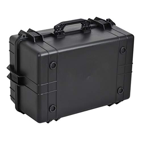MEIJIA All Weather Waterproof Hard Camera Case,Hard Case with Customizable Fit Foam,Fit Use of Drones,Camera,Equipments,Pistols,Elegant Black (Black, 24.01"x16.92"X12.2") - size: 24.01"x16.92"X12.2"
