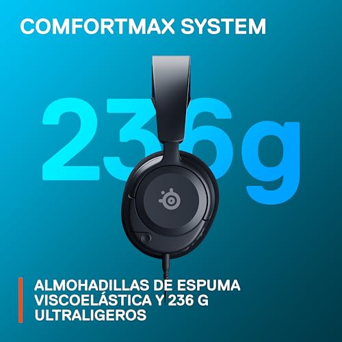 SteelSeries New Arctis Nova 1P Multi-System Gaming wired Headset — Hi-Fi Drivers — 360° Spatial Audio — Comfort Design — Durable — Lightweight—Noise-Cancelling Mic — PS5/PS4, PC, Xbox, Switch - Black - color: Black