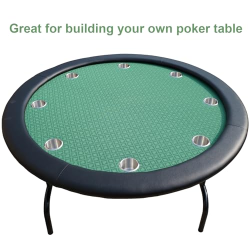 Speed Cloth Poker Table Fabric - 108X60 Inch Section of Casino Card Game Table Felt Top Cover Accessories - Green - color: Green