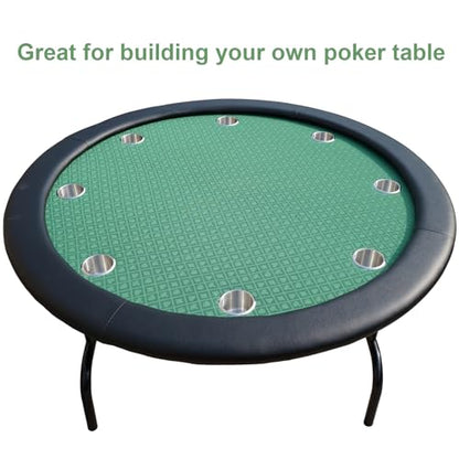 Speed Cloth Poker Table Fabric - 108X60 Inch Section of Casino Card Game Table Felt Top Cover Accessories - Green - color: Green