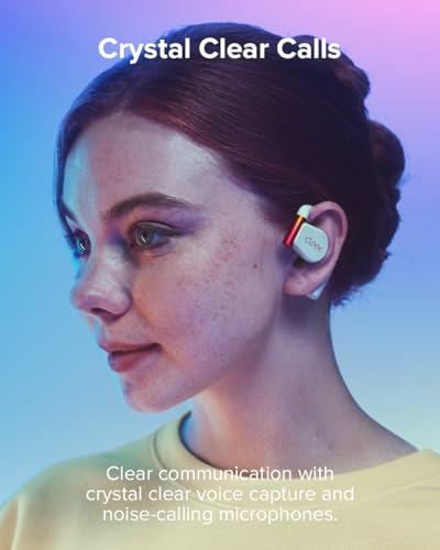 Cleer ARC 3 Gaming Earbuds - True Wireless Open Ear Headphones,Ultra-Low Latency,Snapdragon & Dolby Sound, Bluetooth 5.4, USB-C Dongle,50Hr Battery, Compatible with PS4, PS5, PC, Quest, Switch, White - color: White, style: ARC 3 Gaming