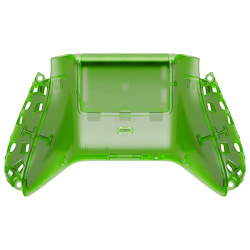 eXtremeRate Custom Back Cover Shell for Xbox Core Wireless Controller, Clear Green Replacement Battery Cover & Bottom Shell for Xbox Series X & S Controller - color: Clear Green