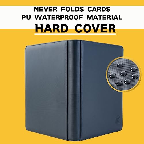 Top loader Binder, Holds 128+ Toploaders（Black） | 4 Pocket Top Loader Card Storage Case, Double-Sided Pockets for trading card in 3 x 4'' Toploaders - color: Toploader Binder Black