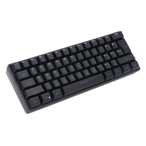 Semme 3 Mode Silent RGB Backlight Keyboard Wired Compatibility for Laptop Phone Tablet Gaming and Office Use (Black) - color: Black