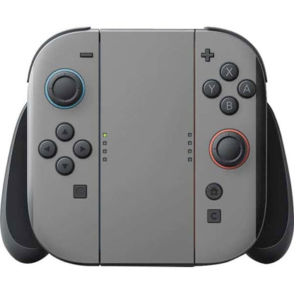 Skinit Decal Gaming Skin Compatible with Nintendo Switch 2 (2025) with Joy-Con - Gray Design - color: Grey - SOLIDX44