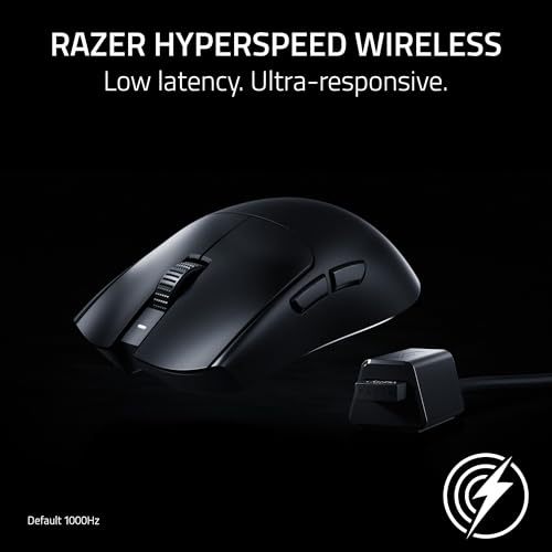Razer Viper V3 Pro SE Wireless Gaming Mouse: 54g Lightweight - 1K Polling Dongle - 35K DPI Optical Sensor - Gen3 Optical Switches - Symmetrical Shape - 8 Programmable Controls - 95 Hr Battery - Black - color: Black, style: 1000 Hz Polling