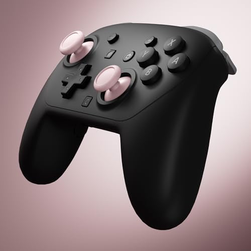 eXtremeRate Replacement 3D Joystick for Nintendo Switch 2 Pro Controller, Left Right Analog Stick Thumbsticks with Screwdriver Tools for Switch 2 Pro, Multi-Colors Options - Cherry Blossoms Pink - color: Cherry Blossoms Pink