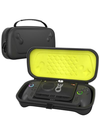 ProCase Carrying Case for ROG Xbox Ally & Xbox Ally X 7" 2025, EVA Hard Travel Storage Bag with 5 SD Card Slots, Protective Pouch for Handheld Gaming Console & Accessories -Black - color: Black