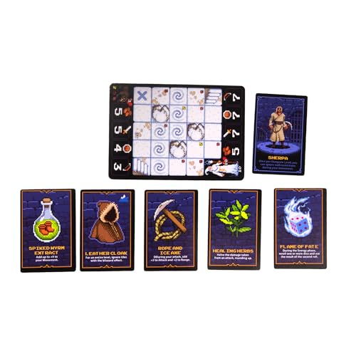Giga Mech Games One Card Dungeon Adventure Pack, Harbour Clash and Eternal Peak, 2 Expansion Set, Ages 10+