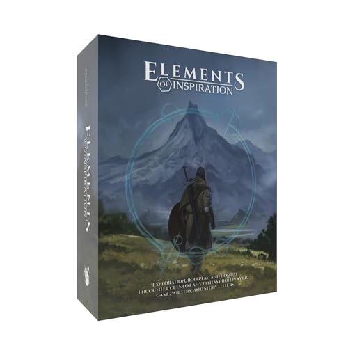 Nord Games: Elements of Inspiration: Boxed Set - 5e RPG Storytelling Cards, 420 Tarot Sized Cards, Combat, Roleplay & Exploration Cues, Tabletop, D&D - style: Inspiration