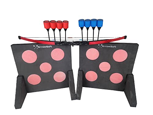 Archery Game Set - Safe, Fun, and Easy to Use for All Ages (Double Target Adult Bow Set) - style: Double Target Adult Bow Set