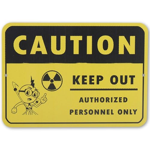 Call of Duty Caution Keep Out Metal Wall Decor | Vintage COD Sign for Bedroom or Game Room - color: Yellow
