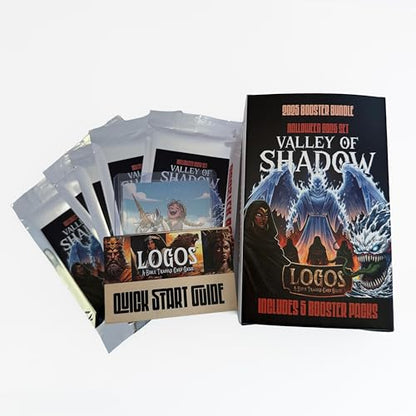 Logos Bible Trading Card Game - Valley of Shadow 2025 | 5 Booster Pack Booster Bundle | Cooperative Expandable/Collectible Card Game for Adults and Teens Ages 10+ | 1-4 Players