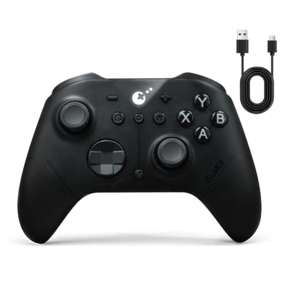 GuliKit ES PRO Wireless PC Controller –3.25ms Low Latency, TMR Joysticks | For PC/Steam/Switch/Android/iOS, Anti-Drift/Anti-Snapback,Switch 2 Wakeup,Gyro Motion Aim,30H Battery, Hall Trigger - color: ES PRO-TMR Joysticks-Black