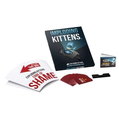 Imploding Kittens Expansion Set - A Russian Roulette Card Game, Easy Family-Friendly Party Games for Adults, Teens & Kids - 20 Card Add-on - style: Expansion: Imploding Kittens